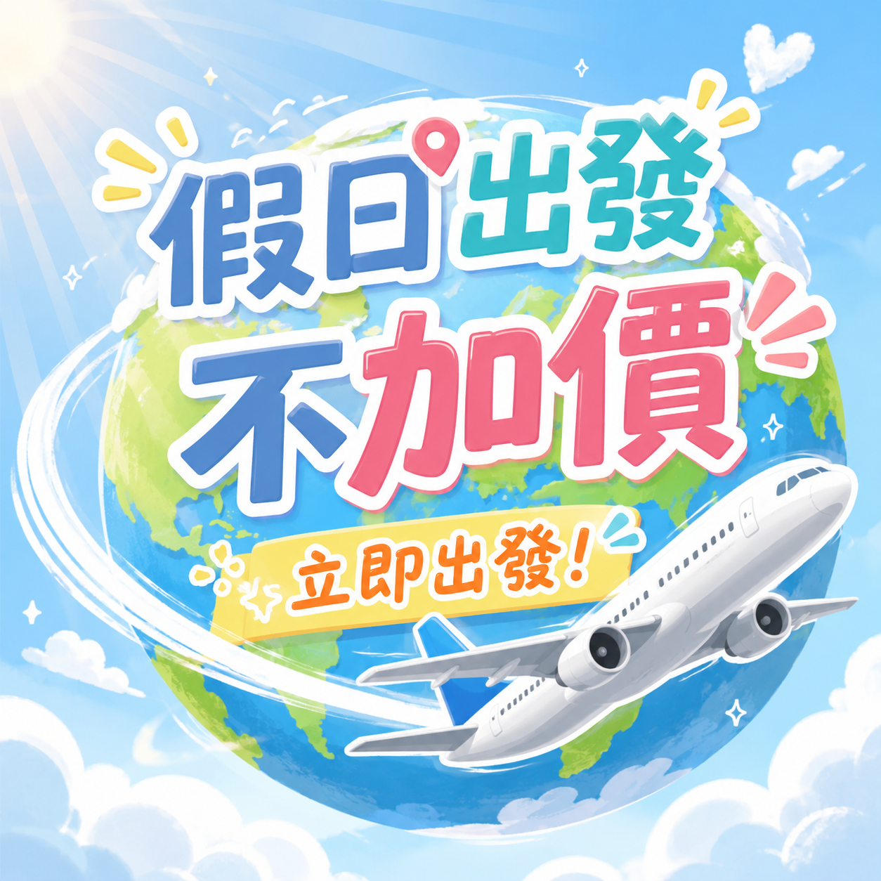 假日不加價